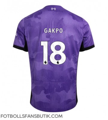 Liverpool Cody Gakpo #18 Replika Tredje Tröja 2023-24 Kortärmad